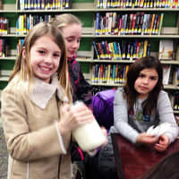 <p>Kids recently experienced butter-making at the Bogota Public Library.</p>