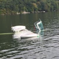 <p>A sea plane crashed into Candlewood Lake in Sherman on Friday</p>