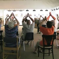 <p>Teens and adults are invited to join chair yoga class.</p>