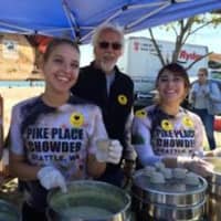 <p>Pike Place Chowder traveled from Seattle to take part in Westport&#x27;s Chowdafest. It was a favorite of author Roy Fuchs, with the servers. </p>