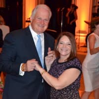 <p>Joseph Valvano, who manages the Coldwell Banker Greenwich office, joined Therese Militana Valvano, an associate real estate broker affiliated with the Coldwell Banker Residential Brokerage Dobbs Ferry office on the dance floor.</p>