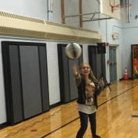 <p>Basketball tricks and interactive games were part of Corey Jones&#x27; anti-bullying message at Wanaque schools. </p>