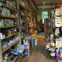 <p>The interior of Highland Baskets at The Country Goose is filled with housewares and kitchen items, along with gourmet food and toys.</p>