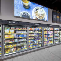 <p>A preview of what the coolers at the new Stony Point ALDI will look like.</p>