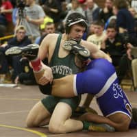 <p>Brewster sophomore Grant Cuomo won his first sectional title.</p>