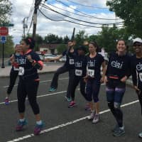 <p>Runners participate in the eighth annual &#x27;Run The Palisades&#x27; 5K/10K in Fort Lee.</p>