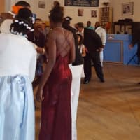 <p>Participants are shown at a recent Peekskill Youth Bureau father-daughter dance.</p>