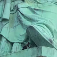 <p>Danny Owens was visiting the statue for the holiday when the incident occurred.</p>