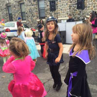 <p>Kids from Koala Park Daycare lined up in costume for the Halloween parade.</p>