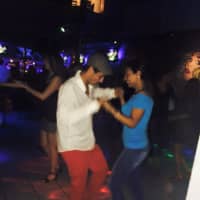<p>Dooz dancing in one of the many Latin clubs that he would go to in Costa Rica.</p>