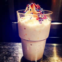<p>The Unicorn Fro Ho is a decadent frozen hot chocolate original created by The Fine Grind&#x27;s own barista Sharon F. It&#x27;s made with white chocolate, soy, strawberry purée and sprinkles.</p>