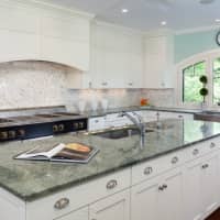 <p>The kitchen at 2 Driftway Lane in Darien features top appliances. </p>