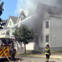 <p>The fire in Prospect Park destroyed one home and ravaged another.</p>