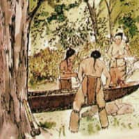 <p>The Elmwood Park Centennial Committee will sponsor a discussion of the Lenae Lenape following their regular meeting Tuesday, Nov. 10 in the municipal building courtroom, 7 p.m. The painting shows Lenae Lenape men working on a dugout canoe.</p>