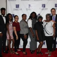 <p>Students are shown at the Daniel Trust Foundation awards dinner in Bridgeport.</p>