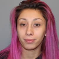 <p>Emily Soto, 23, of Bridgeport, an “exotic dancer” at the Office Café, was charged with two counts of prostitution and possession of narcotics. </p>