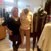 <p>Erica Jensen offers classic clothes &quot;with an edge&quot; at Helen Ainson in Darien.</p>