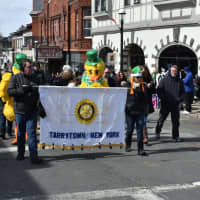 <p>Rotary Club members rock fuzzy, yellow costumes to promote the organization&#x27;s annual Rubber Duck Derby set for this spring. They were probably the warmest folks in the Tarrytown-Sleepy Hollow St. Patrick&#x27;s Day Parade Sunday.</p>