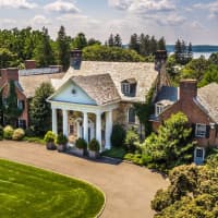 <p>2 Fargo Lane in Irvington is grand enough to draw comparisons to Jay Gatsby&#x27;s fictional mansion.</p>