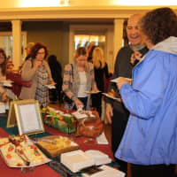 <p>Attendees were treated to Middle Eastern fare from Festivities Catering before the film&#x27;s screening and panel at the Fairfield Museum</p>
