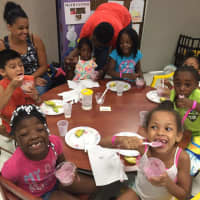 <p>Kids, at a child care center, take part in the Eat Well Play Hard in Child Care Settings (EWPHCCS) project that fights obesity, among Child Care Resources of Rockland initiatives.</p>