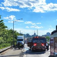 <p>The tractor-trailer fire occurred near Exit 9 on I-95.</p>