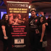 <p>Michael Bansey and his fellow students of the Port Chester High School Select Choir performed with Foreigner at the Capitol Theatre on Feb. 13.</p>