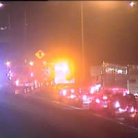 <p>Emergency responders are on the scene of a crash on I-95 south in Westport on Wednesday evening where one person was killed.</p>