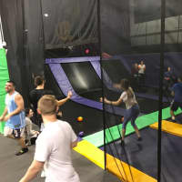 <p>A ninja course, dodgeball, and basketball are all part of the fun at Get Air in Stamford.</p>