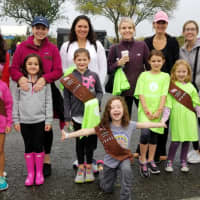 <p>Some Connecticut Girl Scouts participated in the CancerCare 5K at Jennings Beach in Fairfield on Oct. 15.</p>