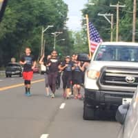 <p>Greenwich Police officers took part in the Special Olympics Connecticut Law Enforcement Torch Run on Friday.</p>