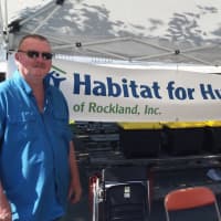 <p>Habitat For Humanity representatives promote their cause at the socially conscious Rockland-Bergen Music Festival.</p>