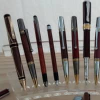 <p>Wood pens by Andy Doyle of Haledon.</p>