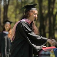 <p>Vassar President Catharine Bond Hill presents a diploma at the Poughkeepsie college&#x27;s commencement exercises. She will be retiring at the end of the 2017 academic year.</p>