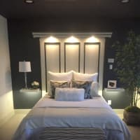 <p>Who wouldn&#x27;t find a hotel room or any bedroom with this headboard with built-in LED lighting inviting?</p>
