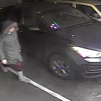 <p>Another view of the suspect in a Hotel Zero Degrees car burglary.</p>
