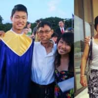 <p>John Huynh and his family.</p>