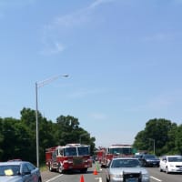 <p>A truck accident occurred in Westport on I-95 between exits 17 and 18 at about noon on Saturday.</p>