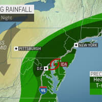 <p>Rain will be heavy at times Wednesday evening, Sept. 1, leading to flash flooding.</p>
