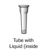 <p>The tube with the liquid</p>