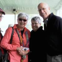 <p>Tom and Peggy LoCastro, board member, HOW (Harrison); Mary K. Spengler, MS, chief executive officer, HOW (White Plains); Mark Fialk, MD, medical director, HOW (Scarsdale)</p>