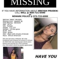 <p>Breyah &quot;Bree&quot; Pruden, of Newark. -- a flight attendant for United Airlines -- was last seen June 10 in Newark&#x27;s Ironbound area near Chestnut Street around 11:30 p.m.</p>