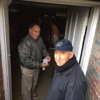 <p>Members of the Norwalk Knights of Columbus also helped clean up the basement at the Notre Dame Convalescent Home.</p>