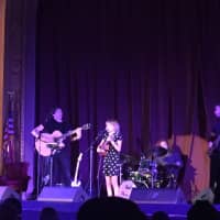 <p>Grace VanderWaal pictured playing with her band at the Lafayette Theatre on the night of Saturday July, 30th.</p>