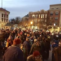 <p>Ossining hosted a peace and unity vigil and rally Friday.</p>