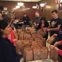 <p>March goody bags went to American soldiers.</p>