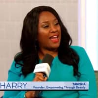 <p>Trumbull resident Tanisha Akinloye appears on the &#x27;Harry&#x27; show</p>