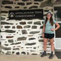 <p>Kristen Geary at the Appalachian Trail Conservancy office in Harpers Ferry, W.Va.</p>