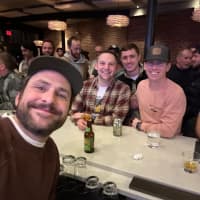 <p>Charlie Day poses with fans at Town Bar and Kitchen in Morristown.
  
</p>