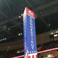 <p>The Connecticut delegation has a front row seat for the Republican National Convention.</p>
